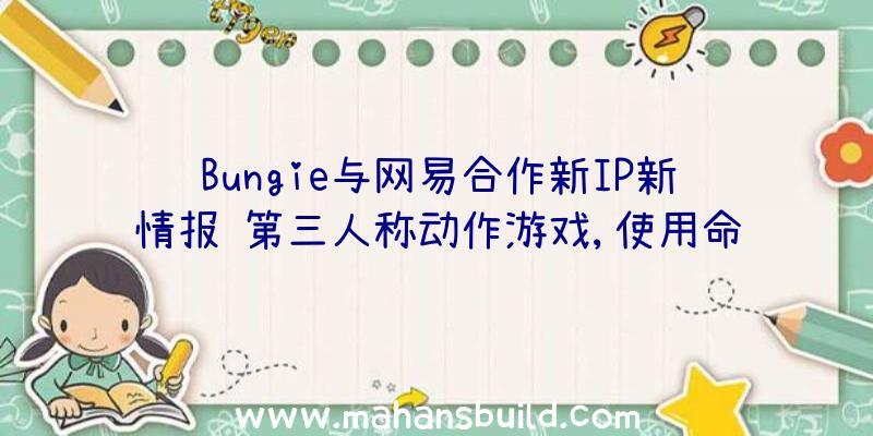 Bungie与网易合作新IP新情报